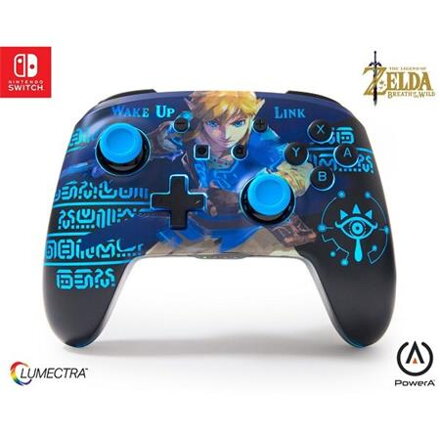 PowerA Vylepšený bezdrátový ovladač pro Nintendo s technologií Lumectra  -  The Legend of Zelda - Wake Up Link