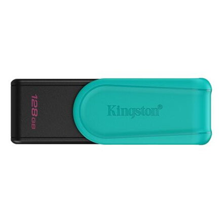 KINGSTON 128GB Portable USB 3.2 Gen 1 DataTraveler Exodia S (Black/Turquoise)
