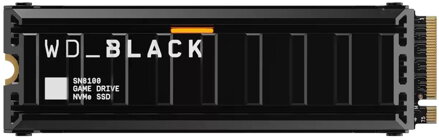 WD BLACK SSD NVMe M.2 1TB PCIe SN8100, PCIe Gen5, (R:14900, W:11000MB/s), s chladičem