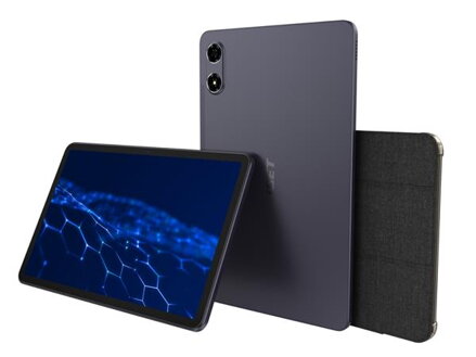 iGET SMART L43 - 12" IPS/2000x1200/Octe Core/6GB+256GB/WiFi/LTE/BT/8000mAh/Android 15/pouzdro/grafitově šedá