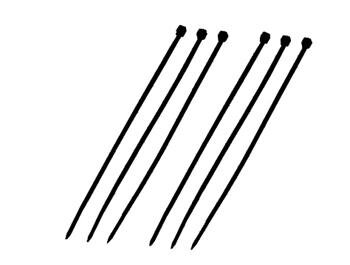 DATACOM Stahovací páska (3.6x200) černá 100ks