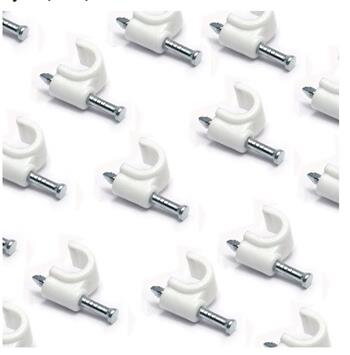 DATACOM Kabelová příchytka (5mm) bílá 100ks