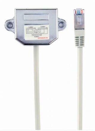 GEMBIRD NCA-SP-02 – Rozbočovač LAN portu FTP, 2× RJ45