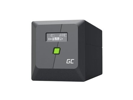 Green Cell Záložní zdroj UPS 1000VA 600W PowerProof s LCD displejem