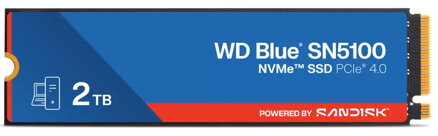 WD BLUE SSD NVMe 2TB WDS200T5B0E PCIe SN5100, Gen4, (R:7100, W:6700MB/s) WD BLUE SSD NVMe 2TB WDS200T5B0E PCIe SN5100, Gen4, (R:7100, W:6700MB/s)