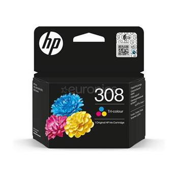 HP 308 Tri-color Original Ink Cartridge