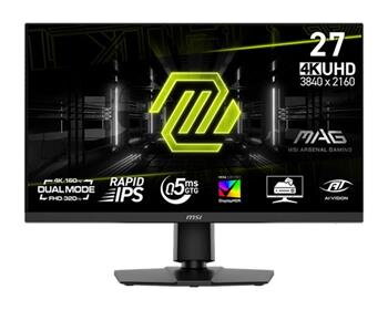 MSI Gaming monitor MAG 272URDF E16 27" Rapid IPS/UHD/160Hz/0,5ms/2xHDMI/DP/USB-A,B/Výsk.nast/Pivot/černá