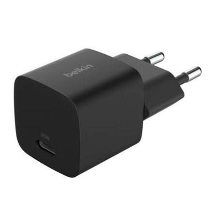 Belkin BOOST CHARGE™ 25W USB-C Power Delivery PPS nástěnná nabíječka, černá