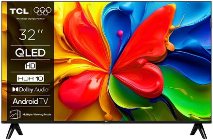 TCL 32S4K SMART TV 32" QLED/HD/Direct LED/2xHDMI/1xUSB/LAN/Android OTEVŘENO