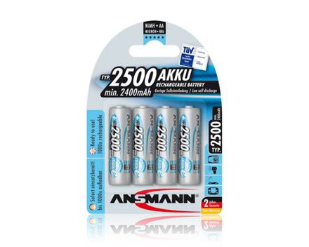 Ansmann akumulátor AA NiMH 2650 mAh (4 ks) maxE