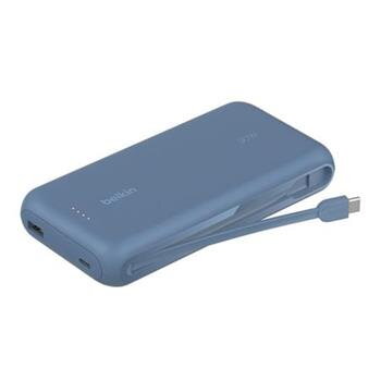 Belkin BOOST CHARGE™ USB-C Power Delivery PowerBanka s integrovaným USB-C kabelem, 20000mAh, 30W, modrá