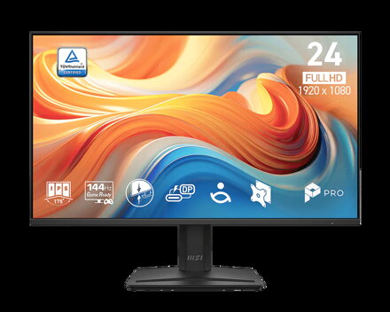 MSI monitor PRO MP242 E14C 23,8" IPS/FHD/144Hz/1ms/HDMI/USB-C/černá