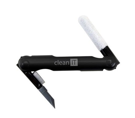 CLEAN IT Čistící sada pro sluchátka ČERNÁ