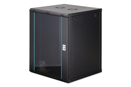 DIGITUS DN-37115 Nástěnná skříň 16U, Dynamic-N, 19", 600x600mm, nesmontovaná černá (RAL 9005)
