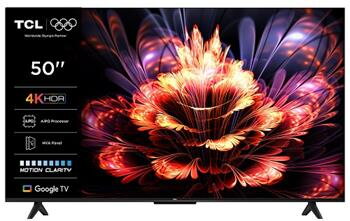 TCL 50V6C SMART TV 50" LED/4K UHD/Direct LED/3xHDMI/USB/LAN/GoogleTV POŠKOZENÁ KRABICE