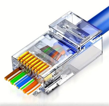 PremiumCord průchozí konektor RJ45 8pinů UTP Cat6