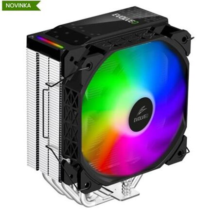 EVOLVEO QuietCool5, CPU chladič, 6x heatpipe, černý