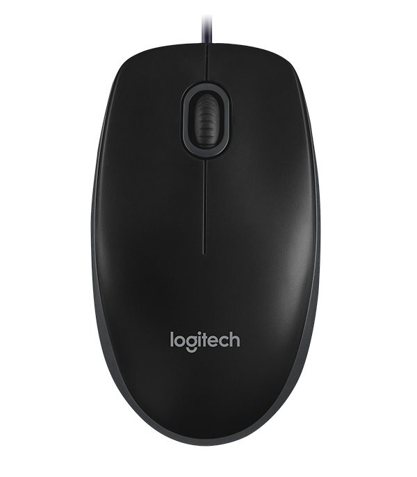 Logitech myš B100/ Drôtová/ Optická/ 800dpi/ USB/ čierná Logitech myš B100/ Drôtová/ Optická/ 800dpi/ USB/ čierná