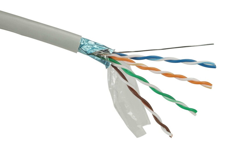 Solarix Kábel FTP drát c5e PVC 305m