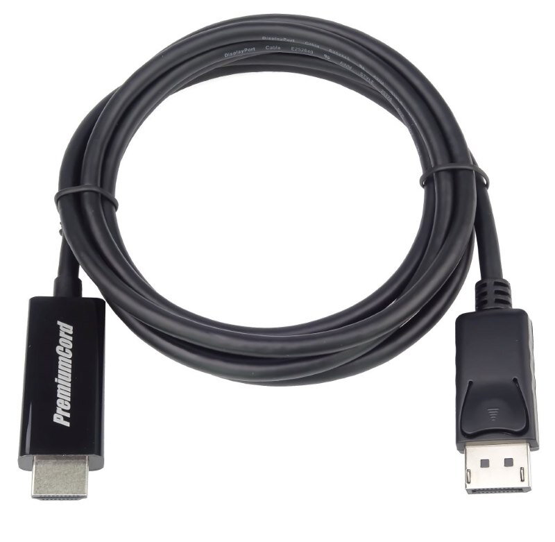 PremiumCord Kabel DisplayPort na HDMI M/M 5m