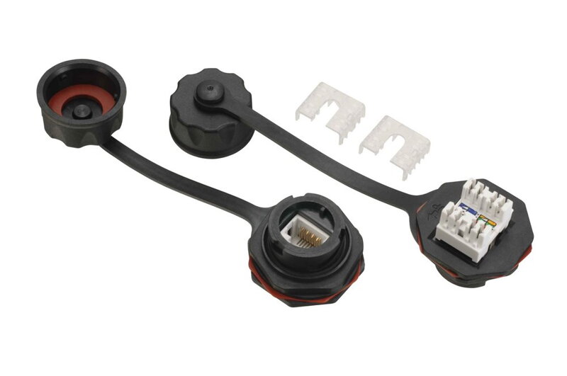 Solarix Prumyslový zásuvkový modul Solarix CAT5 UTP 1 x RJ45 IP67 SXKJ-IN-5E-UTP-BK Solarix Prumyslový zásuvkový modul Solarix CAT5 UTP 1 x RJ45 IP67 SXKJ-IN-5E-UTP-BK