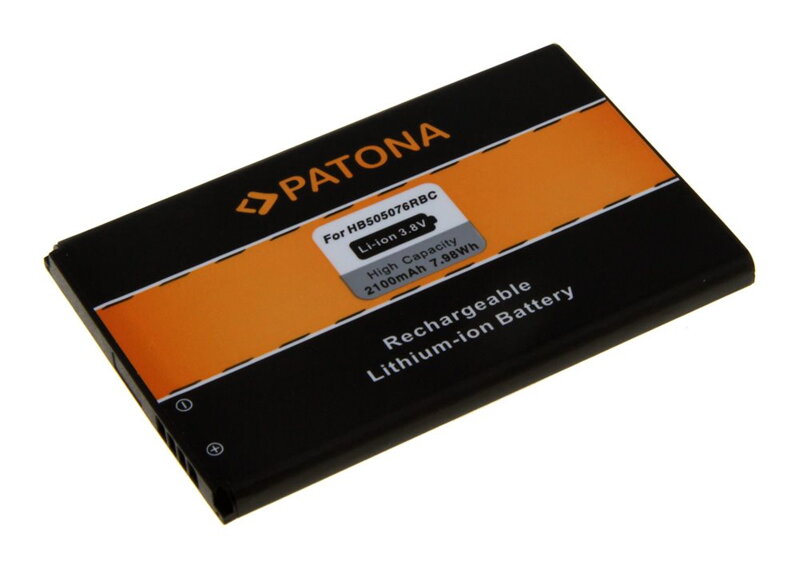 PATONA baterie pro mobilní telefon Huawei HB505076RBC 2100mAh 3,8V Li-Ion PATONA baterie pro mobilní telefon Huawei HB505076RBC 2100mAh 3,8V Li-Ion