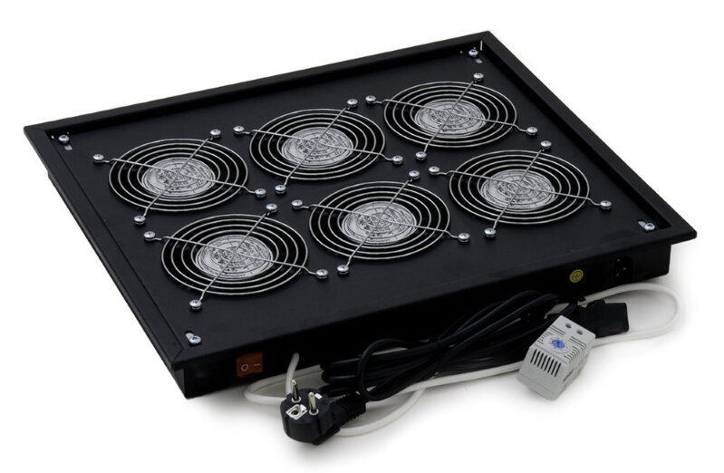 Triton Vent. jednotka spodný (horná) 220V / 139W 6xven + Termostat, čierna