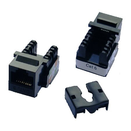 DATACOM Keystone RJ45 UTP CAT6 (DUAL) MINI čierny
