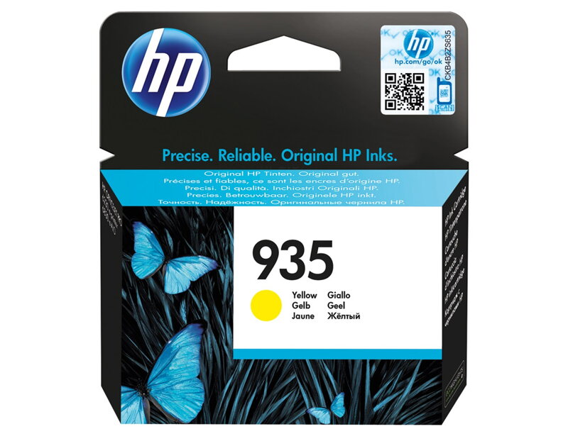 HP inkoustová kazeta 935 žlutá C2P22AE originál