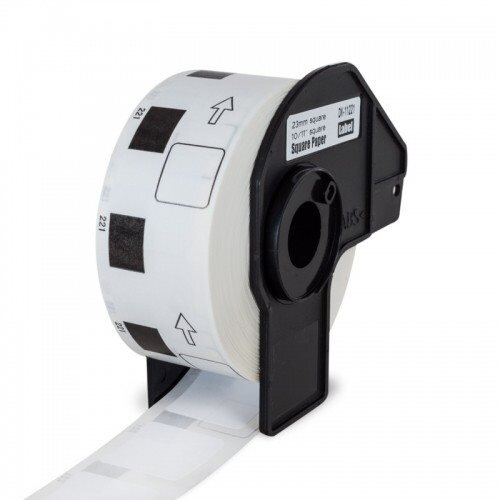 PRINTLINE kompatibilní s Brother DK-11221, papírové bílé, čtvercové , 23 x 23 mm, 1000 ks PRINTLINE kompatibilní s Brother DK-11221, papírové bílé, čtvercové , 23 x 23 mm, 1000 ks