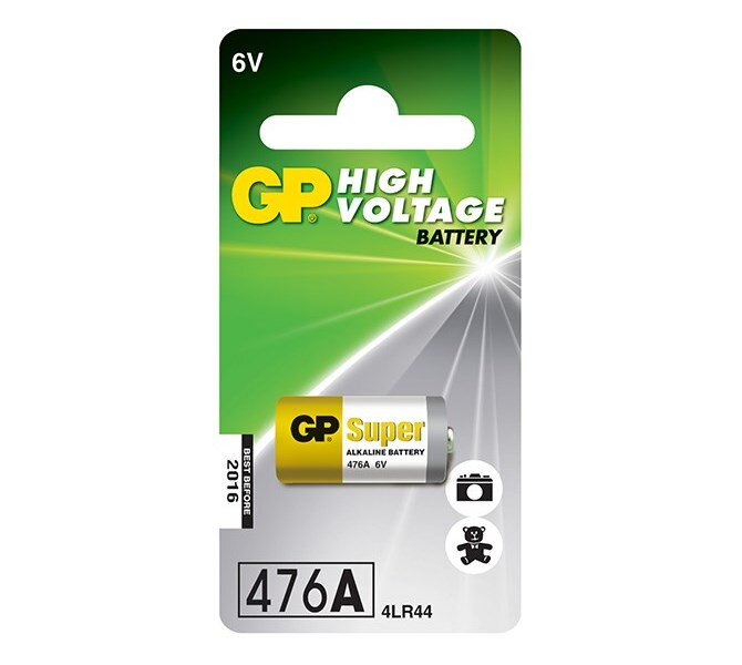 GP alkalická baterie 6V (4LR44, A544, V4034PX, PX28A) 1ks blistr