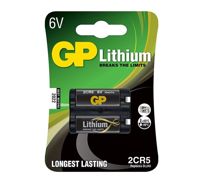 GP lithiová baterie 6V 2CR5 1ks blistr