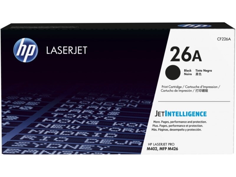 HP tisková kazeta 26A černá originál, CF226A HP tisková kazeta 26A černá originál, CF226A