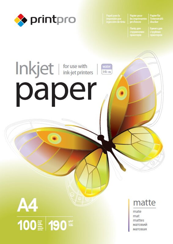 COLORWAY fotopapír/ matte 190g/m2, A4/ 100 kusů COLORWAY fotopapír/ matte 190g/m2, A4/ 100 kusů