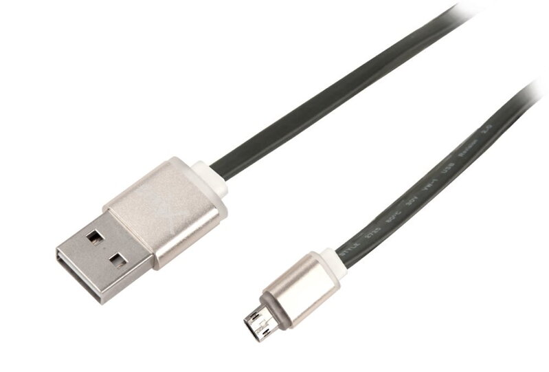 Net-X kabel Micro USB to USB   Nabíjení/Synchronizace, oboustranné konektory - černý