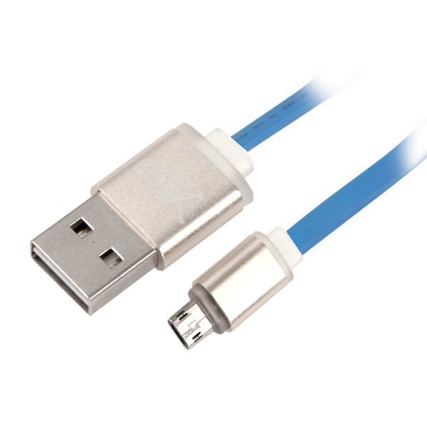 Net-X kabel Micro USB to USB   Nabíjení/Synchronizace, oboustranné konektory - modrý