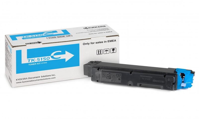 Kyocera toner TK-5150C/ P6035cdn/M6035cidn/M6535cidn/ 10 000 stran/ azurový Kyocera toner TK-5150C/ P6035cdn/M6035cidn/M6535cidn/ 10 000 stran/ azurový