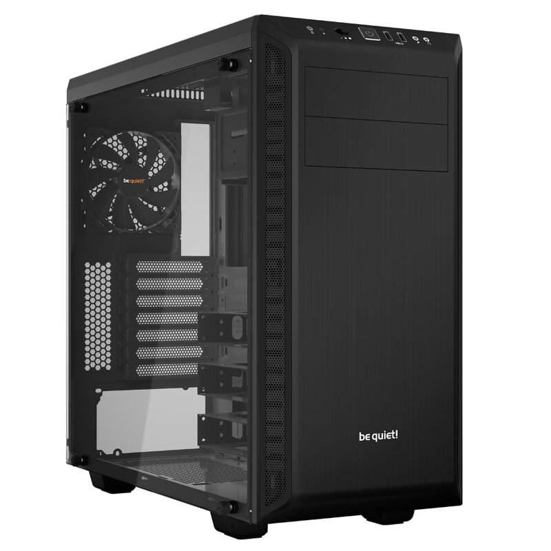 Be quiet! skříň PURE BASE 600 Window / MidT / průhledná bočnice / bez zdroje / 2xUSB 3.0 / černá Be quiet! skříň PURE BASE 600 Window / MidT / průhledná bočnice / bez zdroje / 2xUSB 3.0 / černá