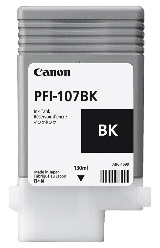 Canon inkoustová náplň PFI-107bk/ černá/ 130ml Canon inkoustová náplň PFI-107bk/ černá/ 130ml