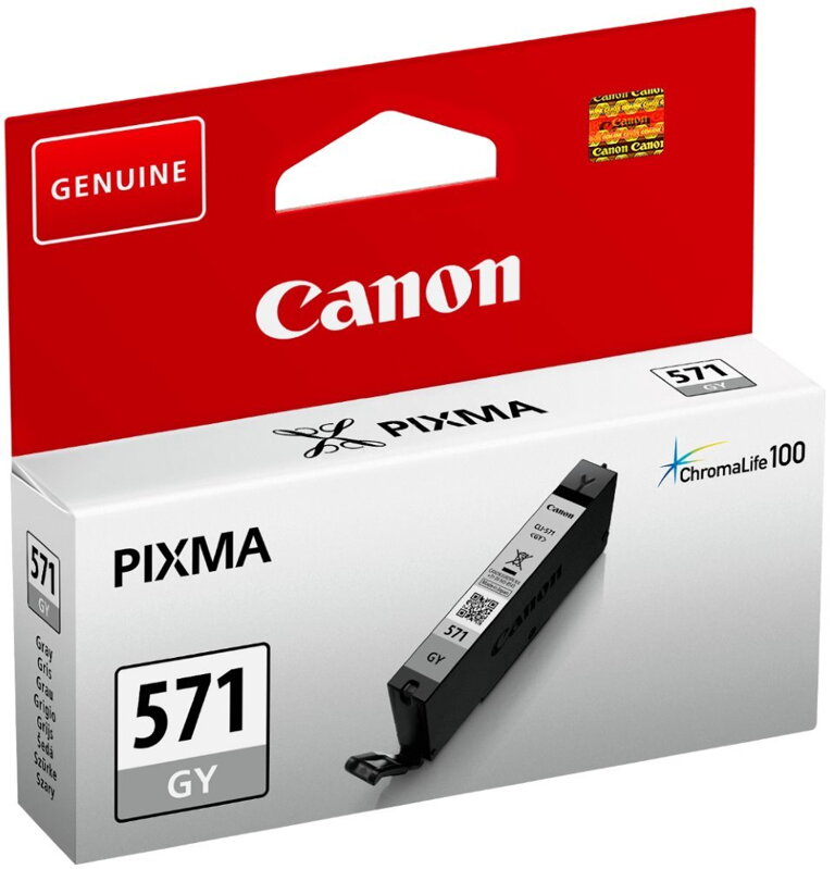Canon inkoustová náplň CLI-571G/ šedá/ 7ml