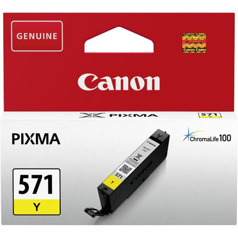 Canon inkoustová náplň CLI-571Y/ žlutá/ 7ml