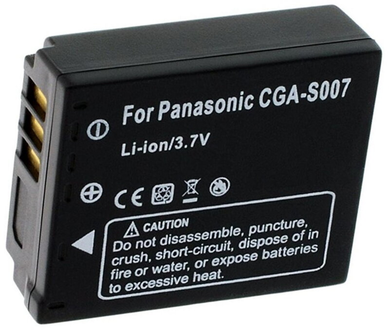 TRX baterie Panasonic/ 1000 mAh/ pro CGA S007E/ DMW-BCD10/ CGR-S007/ DMWBCD10/ CGA-S007A/1B/ CGA-S007/1B/ neoriginální TRX baterie Panasonic/ 1000 mAh/ pro CGA S007E/ DMW-BCD10/ CGR-S007/ DMWBCD10/ CGA-S007A/1B/ CGA-S007/1B/ neoriginální