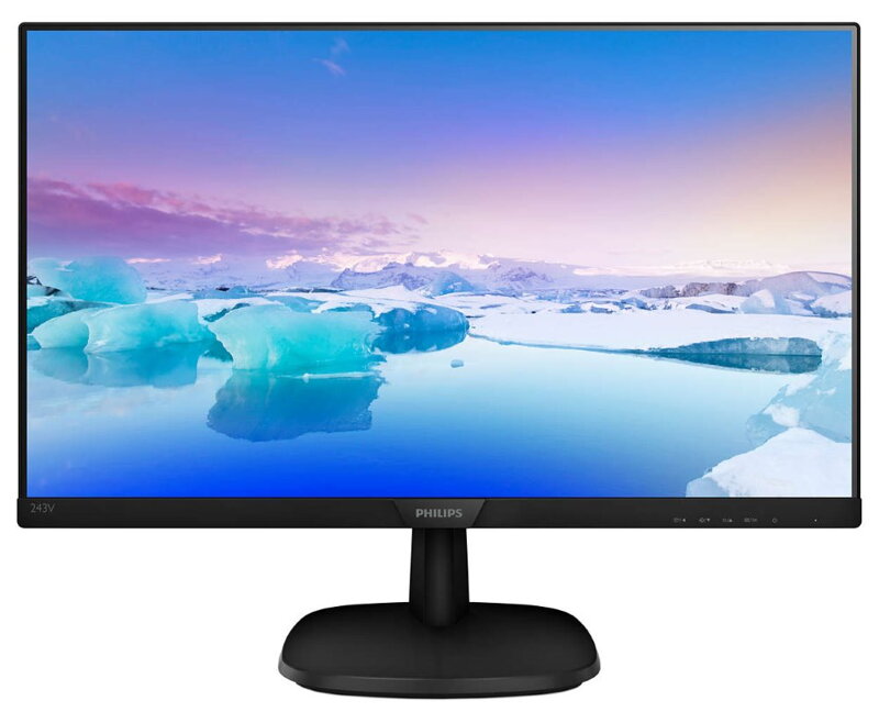PHILIPS 23,8" W-LED 243V7QDSB / IPS / 1920x1080 / 250cd/m2 / 5ms / DVI-D / D-SUB / HDMI PHILIPS 23,8" W-LED 243V7QDSB / IPS / 1920x1080 / 250cd/m2 / 5ms / DVI-D / D-SUB / HDMI
