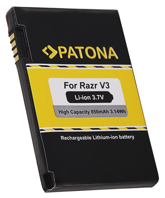 PATONA baterie pro mobilní telefon Motorola Razr V3 850mAh 3,7V Li-lon