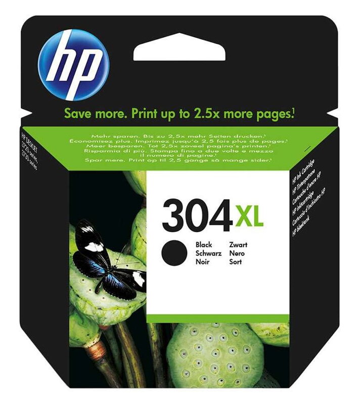 HP 304XL Černá originální inkoustová kazeta