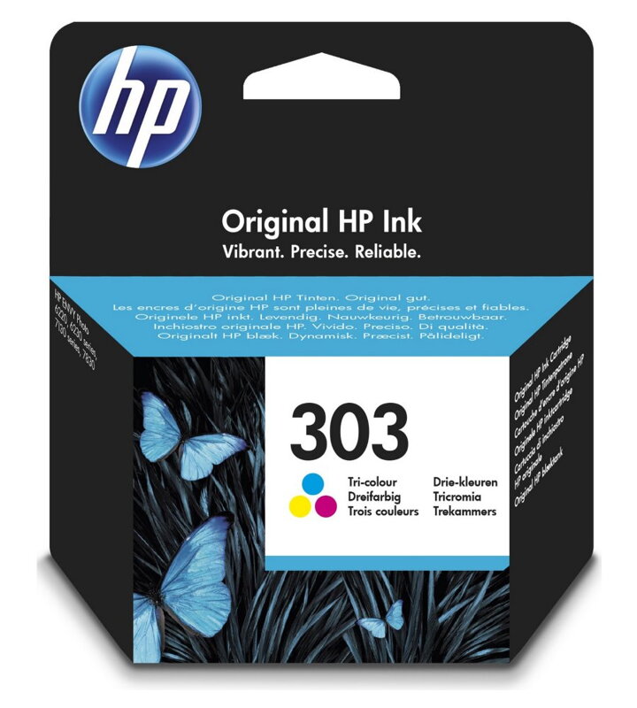 HP 303 Tri-color originální Ink Cartridge