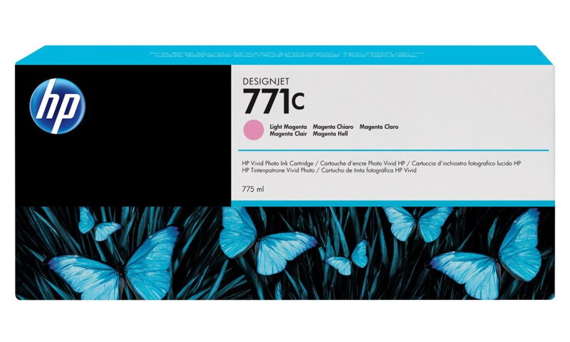 HP 771C světle purpurová inkoustová kazeta DesignJet, 775 ml HP 771C světle purpurová inkoustová kazeta DesignJet, 775 ml