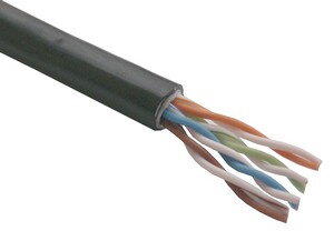 PLANET kabel UTP, drát, 4pár, Cat 5e, PE+PVC venkovní dvouplášť, Planet Elite, Dca (balení 305m)