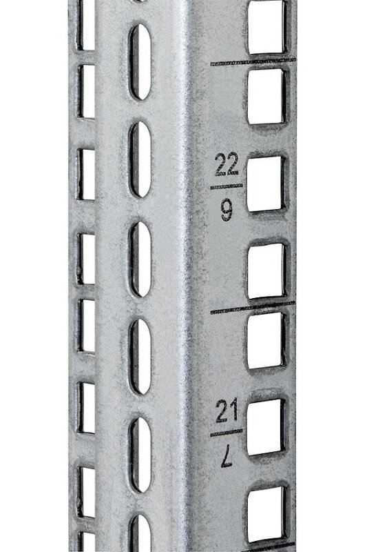 XtendLan Vertikální montážní lišta Telco 18U, pro servery šíře 480mm, stříbrná XtendLan Vertikální montážní lišta Telco 18U, pro servery šíře 480mm, stříbrná