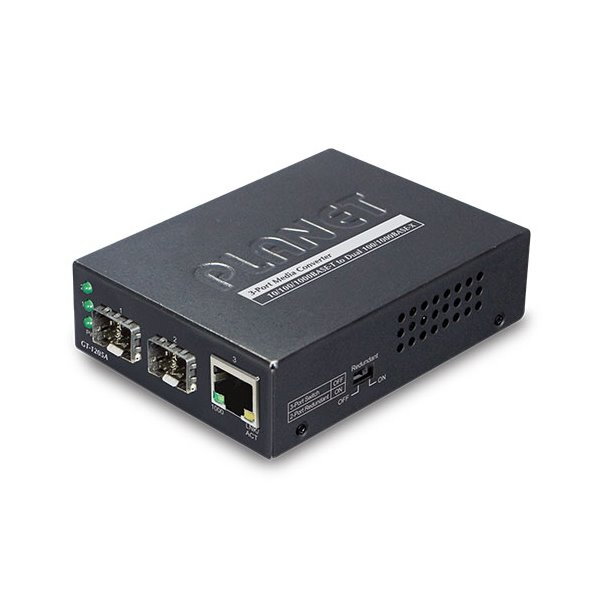 Planet GT-1205 konvertor 1x 10/100 / 1000Base-T / 2x SFP Planet GT-1205 konvertor 1x 10/100 / 1000Base-T / 2x SFP